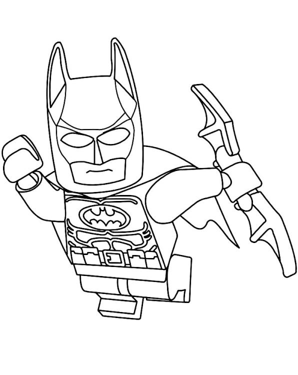 Print lego batman 3 kleurplaat